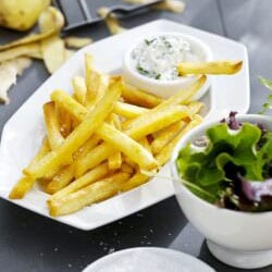 Fries with Yoghurt Dip | Philips Chef Recipes