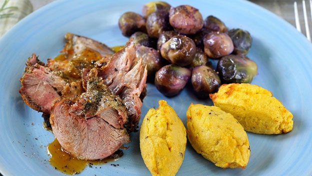 Leg of lamb with potato quenelles | Philips Chef Recipes