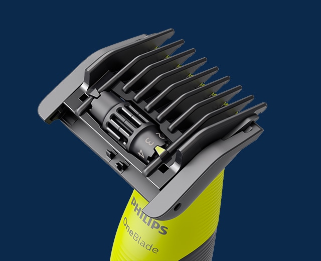 Philips OneBlade 360 with connectivity: 5-in-1 adjustable comb to trim your beard