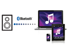 Bluetooth enabled speakers for wireless music