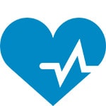 Fitness heart icon