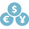 economy and currencies icon