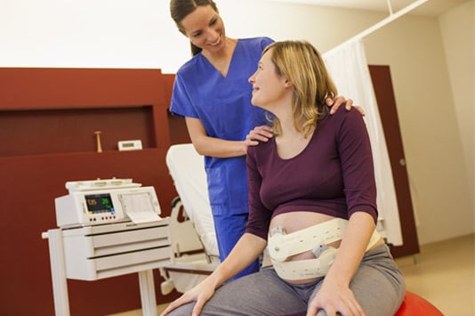 Philips wireless fetal monitoring yoga ball