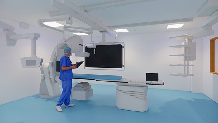 QA Cath Labs 3D walk through