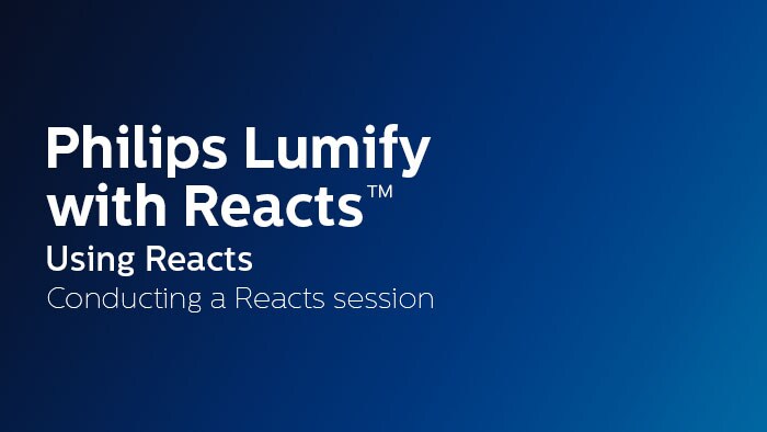 Conducting a Reacts session