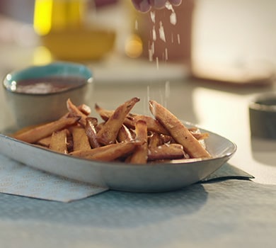 Sweet potato fries in Airfryer