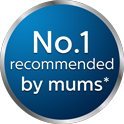 Number one brand recommended by Moms