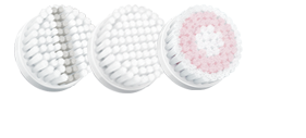 Facial exfoliator brush heads