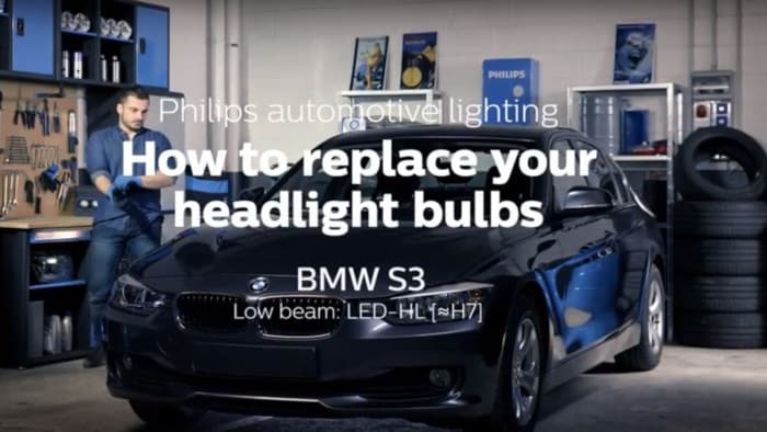 How to replace BMW 3-Series headlight bulbs