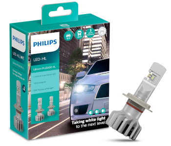 Philips Ultinon Pro5000 LED H4, Twin Headlight Bulbs