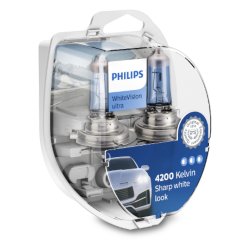 1x H1 Birne Philips WhiteVision Ultra +60% 55W 12V P14.5S