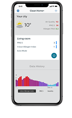 Clean Home App- Indoor controls- living room