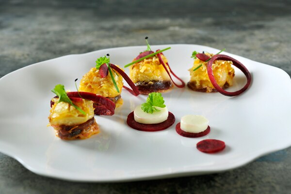 Beet, pumpkin and goats' cheese lasagna | Philips Chef Recipes