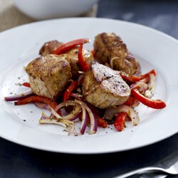 Pork Tenderloin with Bell Pepper | Philips Chef Recipes