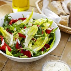 Green Salad with Roasted Pepper | Philips Chef Recipes