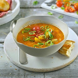 Tomato and vegetable soup | Philips Chef Recipes