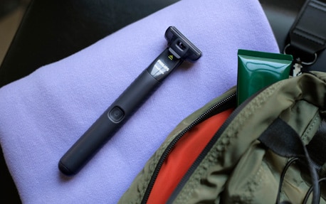 Shaving on the go