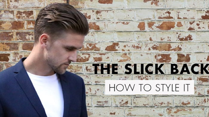 How to slick back hair
