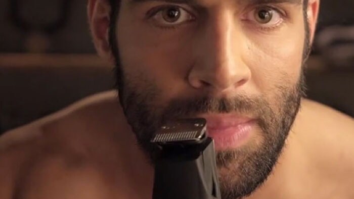 Shaping mustache