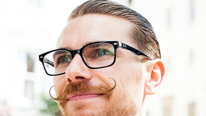 How to use mustache wax