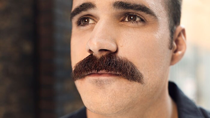 Chevron mustache image