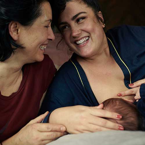 Partner support with breastfeeding, breast milk, lactation 
