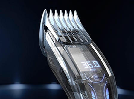 Hair clipper 9000: Auto turbo feature