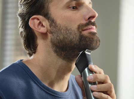 Laser guided beard trimmer – lift & trim system
