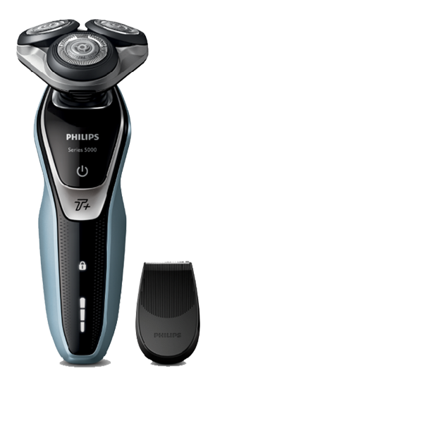 a shaver with accessories