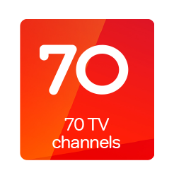 70 channels