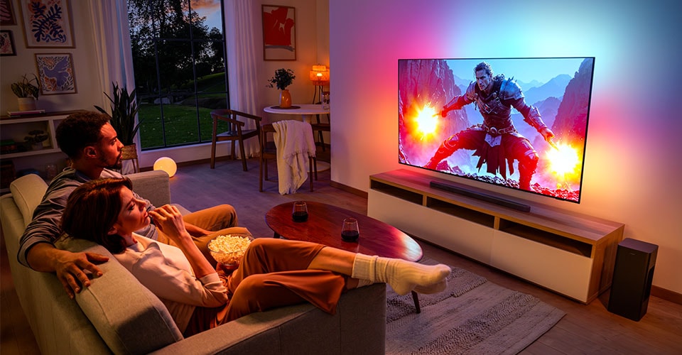 Ambilight TVs with AI technologies