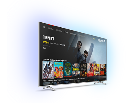 Smart TV with Rakuten TV