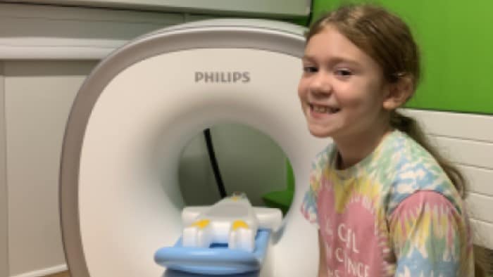 Philips Kitten Scanner helps children prepare for hospital scans at Grantham and District Hospital
